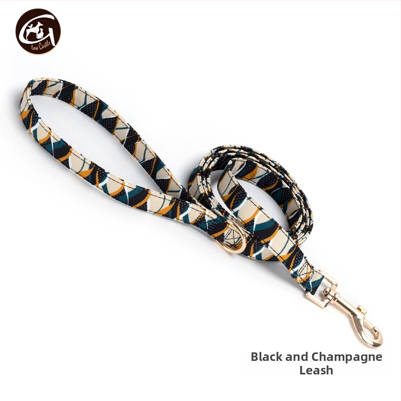 Uus kirjaga koerakaelarihm lilla roosa triibuga lemmikloomatarvete väliskaubanduse veojõuga koerakett madal kuldne pandla kiri