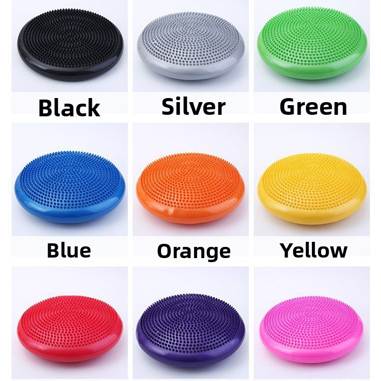 Балансираща постелка за йога с възглавница, сензорна система, рехабилитация, масажна топка, стъпало за крака, фитнес, основна мускулна група, вестибуларна сензорна система, постелка с топка за тренировка