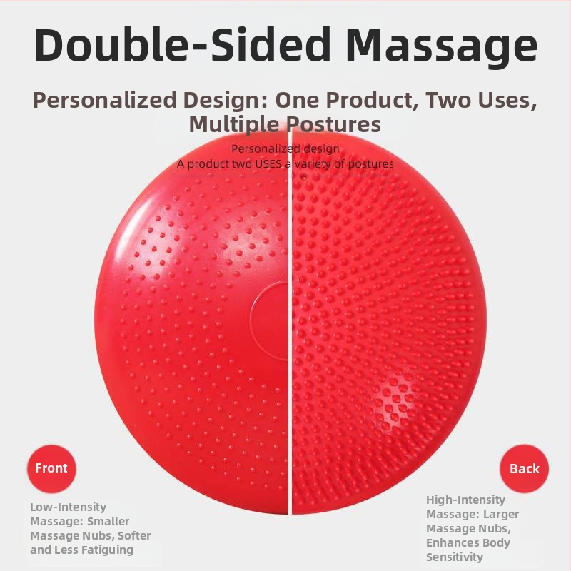 Балансираща постелка за йога с възглавница, сензорна система, рехабилитация, масажна топка, стъпало за крака, фитнес, основна мускулна група, вестибуларна сензорна система, постелка с топка за тренировка