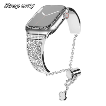 Подходящ за Apple Samsung Watch Пълна гама от универсална каишка за часовник в бохемски стил, външна търговия, инвентаризация, метална гривна с мъниста