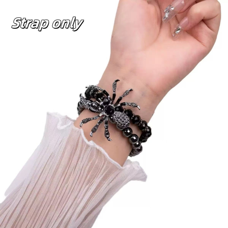 Sobib Apple Samsung Watchile. Täielik valik universaalseid boheemlaslikke kellarihmasid. Väliskaubanduse inventuuri helmestega metallist käevõru.