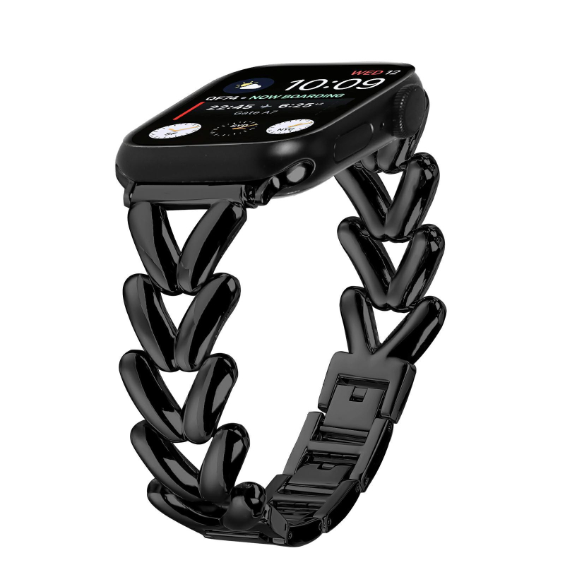 Sobib Apple Samsung Watchile. Täielik valik universaalseid boheemlaslikke kellarihmasid. Väliskaubanduse inventuuri helmestega metallist käevõru.