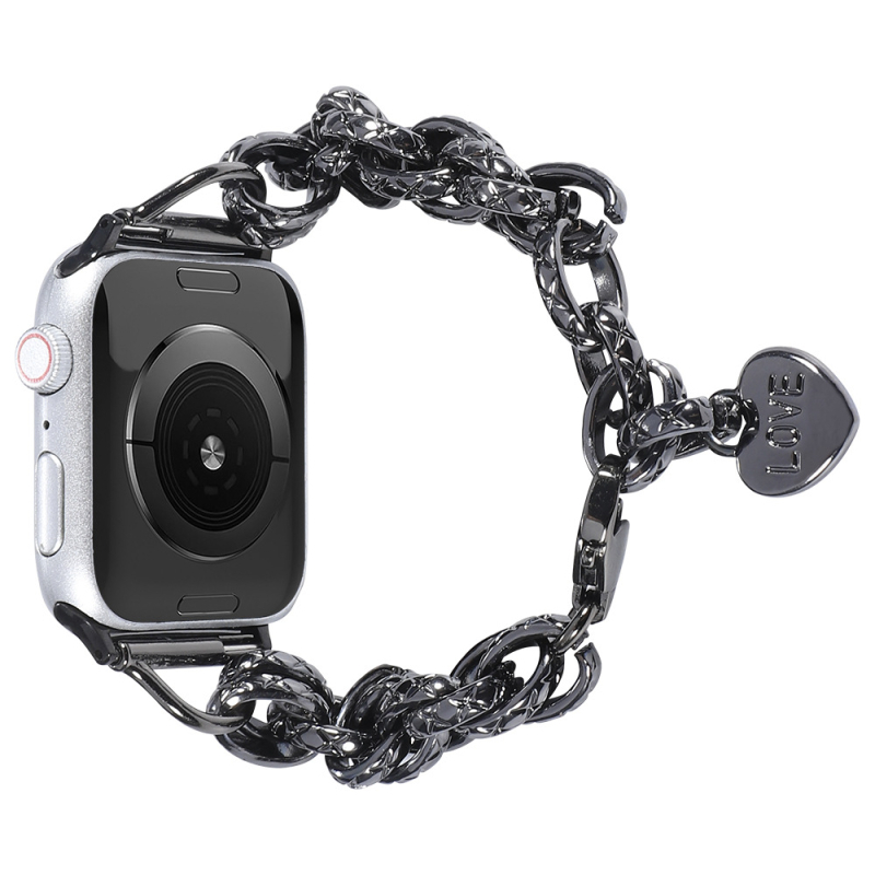 Sobib Apple Samsung Watchile. Täielik valik universaalseid boheemlaslikke kellarihmasid. Väliskaubanduse inventuuri helmestega metallist käevõru.