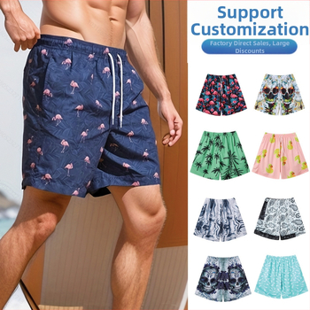 Užsienio prekybos maudymosi glaudės, vyriškos 5 taškų boksininko maudymosi glaudės, didelės kelnės, vyriški vasariniai drabužiai, paplūdimio karštųjų versmių vyriški maudymosi glaudės