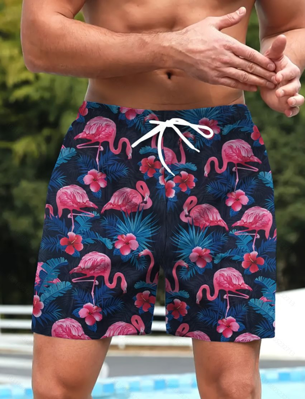 Užsienio prekybos maudymosi glaudės, vyriškos 5 taškų boksininko maudymosi glaudės, didelės kelnės, vyriški vasariniai drabužiai, paplūdimio karštųjų versmių vyriški maudymosi glaudės