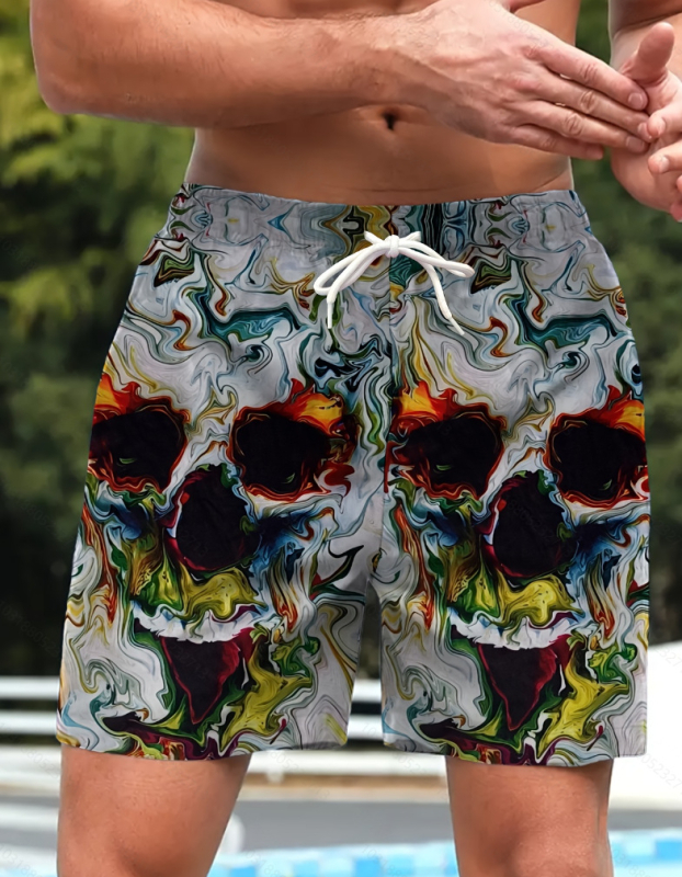 Užsienio prekybos maudymosi glaudės, vyriškos 5 taškų boksininko maudymosi glaudės, didelės kelnės, vyriški vasariniai drabužiai, paplūdimio karštųjų versmių vyriški maudymosi glaudės