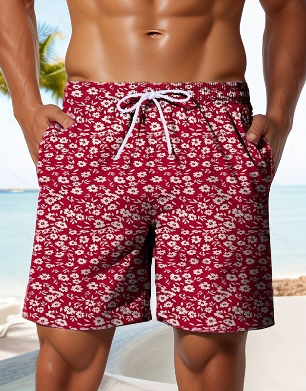 Užsienio prekybos maudymosi glaudės, vyriškos 5 taškų boksininko maudymosi glaudės, didelės kelnės, vyriški vasariniai drabužiai, paplūdimio karštųjų versmių vyriški maudymosi glaudės