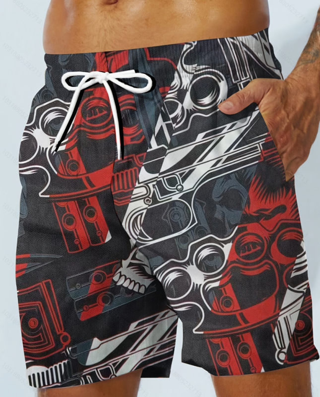 Užsienio prekybos maudymosi glaudės, vyriškos 5 taškų boksininko maudymosi glaudės, didelės kelnės, vyriški vasariniai drabužiai, paplūdimio karštųjų versmių vyriški maudymosi glaudės