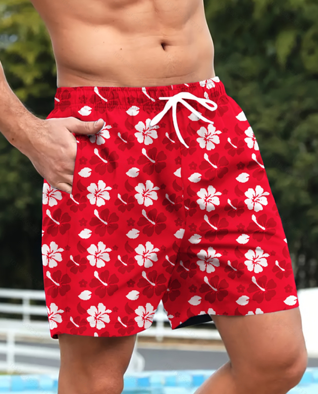 Užsienio prekybos maudymosi glaudės, vyriškos 5 taškų boksininko maudymosi glaudės, didelės kelnės, vyriški vasariniai drabužiai, paplūdimio karštųjų versmių vyriški maudymosi glaudės