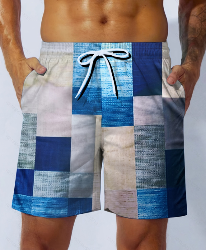 Užsienio prekybos maudymosi glaudės, vyriškos 5 taškų boksininko maudymosi glaudės, didelės kelnės, vyriški vasariniai drabužiai, paplūdimio karštųjų versmių vyriški maudymosi glaudės