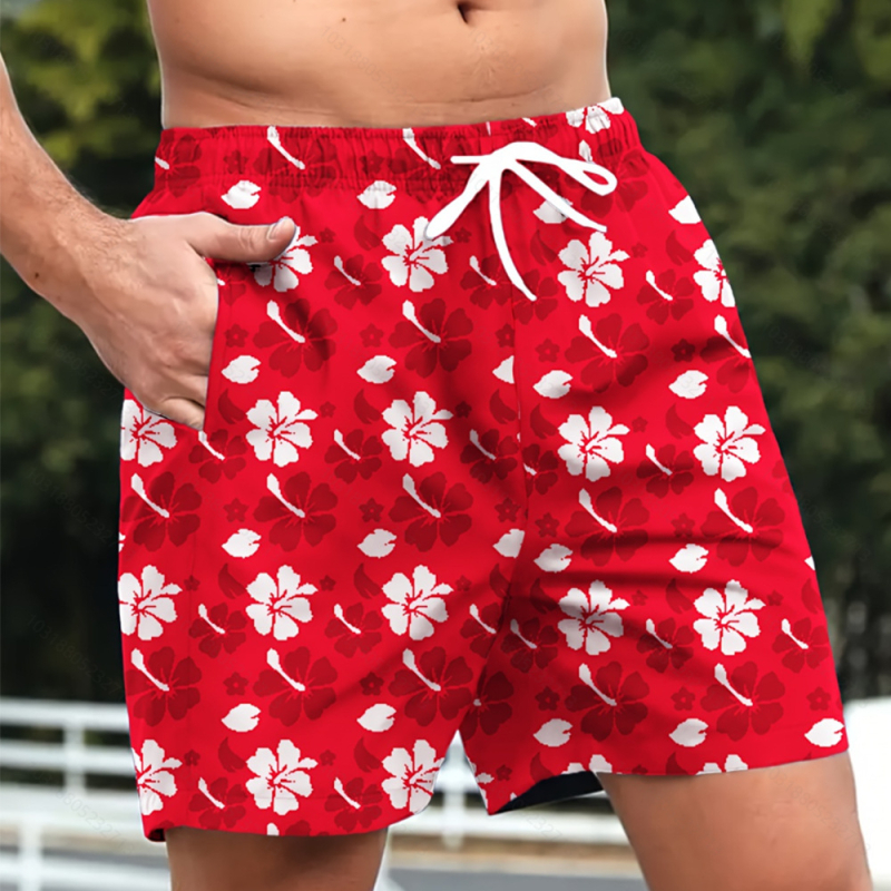 Užsienio prekybos maudymosi glaudės, vyriškos 5 taškų boksininko maudymosi glaudės, didelės kelnės, vyriški vasariniai drabužiai, paplūdimio karštųjų versmių vyriški maudymosi glaudės