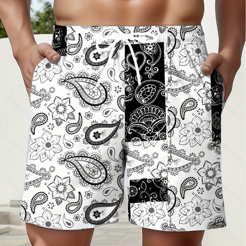 Užsienio prekybos maudymosi glaudės, vyriškos 5 taškų boksininko maudymosi glaudės, didelės kelnės, vyriški vasariniai drabužiai, paplūdimio karštųjų versmių vyriški maudymosi glaudės