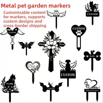 Piiriülene metallist mälestustahvel tänavasilt mälestushunnik muudetav lemmikloomade sisu aia välistingimustes kalmistu mälestusmärk