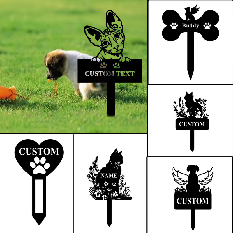 Piiriülene metallist mälestustahvel tänavasilt mälestushunnik muudetav lemmikloomade sisu aia välistingimustes kalmistu mälestusmärk