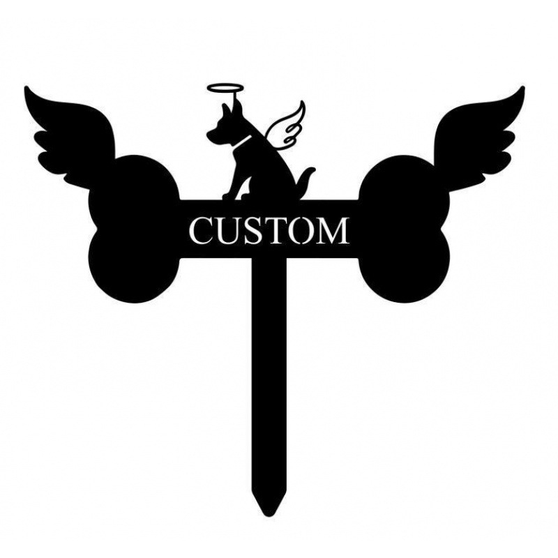 Piiriülene metallist mälestustahvel tänavasilt mälestushunnik muudetav lemmikloomade sisu aia välistingimustes kalmistu mälestusmärk