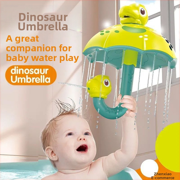 Dinozaura lietussargs Lietus mākonis Bērnu vannas ūdens rotaļlieta Bērniem Peldēšanās Ūdens Spēlēt Zēns Meitene Dinozaura ola
