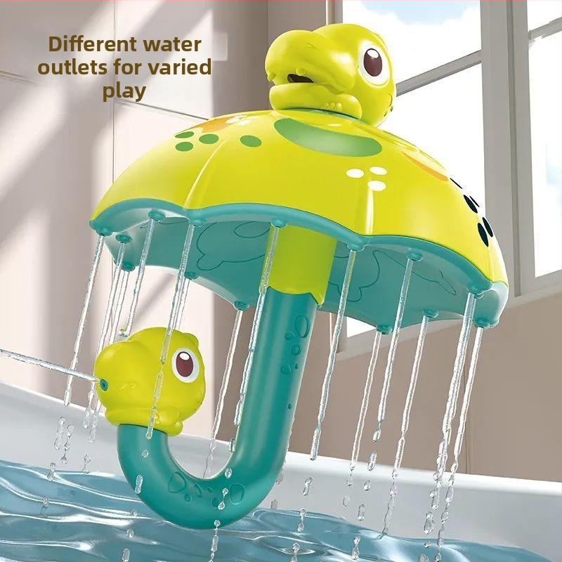 Dinozaura lietussargs Lietus mākonis Bērnu vannas ūdens rotaļlieta Bērniem Peldēšanās Ūdens Spēlēt Zēns Meitene Dinozaura ola