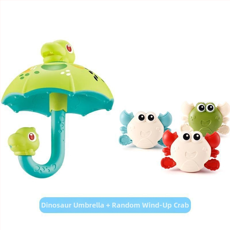 Dinozaura lietussargs Lietus mākonis Bērnu vannas ūdens rotaļlieta Bērniem Peldēšanās Ūdens Spēlēt Zēns Meitene Dinozaura ola