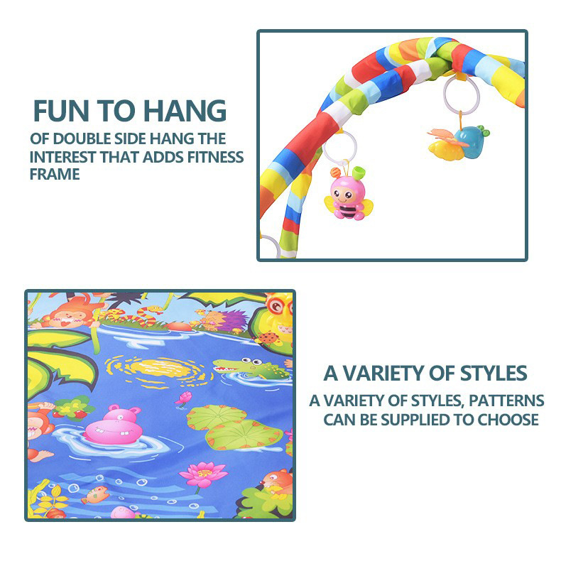 Kūdikio kūno rengybos stovas Žaidimo antklodė Naujagimio dėlionės ropojimo kilimėlis Muzikinis žaislas 0-6 gruodžio pilnaties dovana