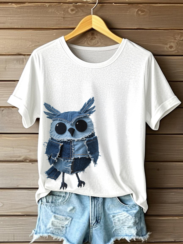 Lühikeste varrukatega T-särk, populaarne eksport 2025. aastal, kuum müük, digitaaltrükiga naiste ümara kaelusega pluus, hulgimüük, D-valmistatud alates ühest tükist