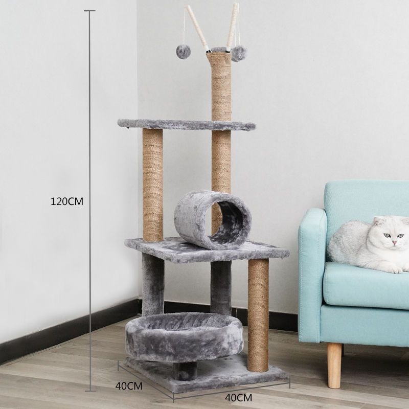 Kassimaja villa riiul kassi ronimisriiul kassipesa puu integreeritud täispuidust väikestele kassidele mõeldud haarete sammas neli aastaaega otsemüük