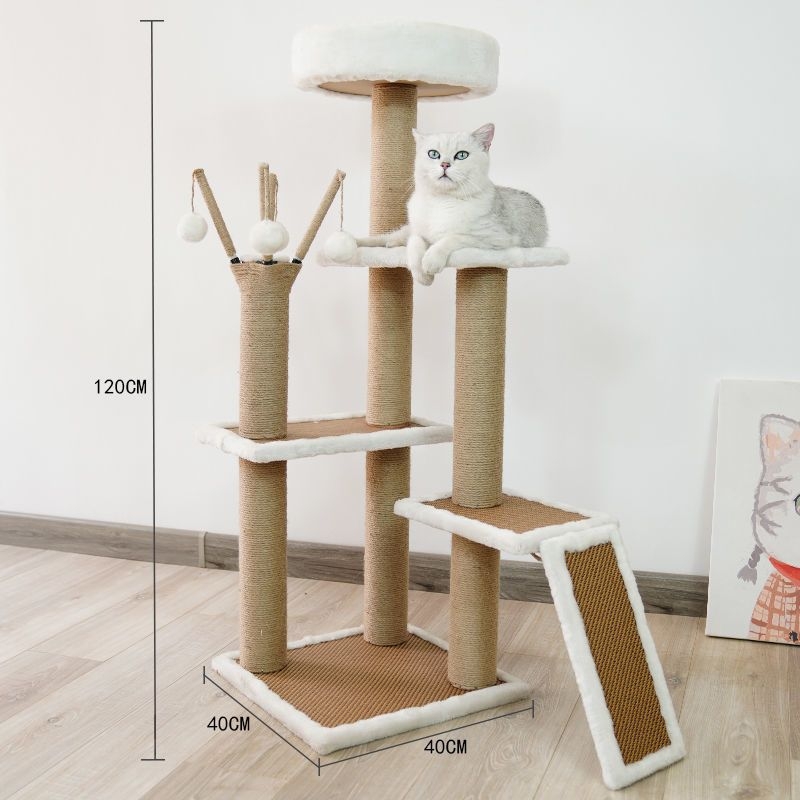 Kassimaja villa riiul kassi ronimisriiul kassipesa puu integreeritud täispuidust väikestele kassidele mõeldud haarete sammas neli aastaaega otsemüük