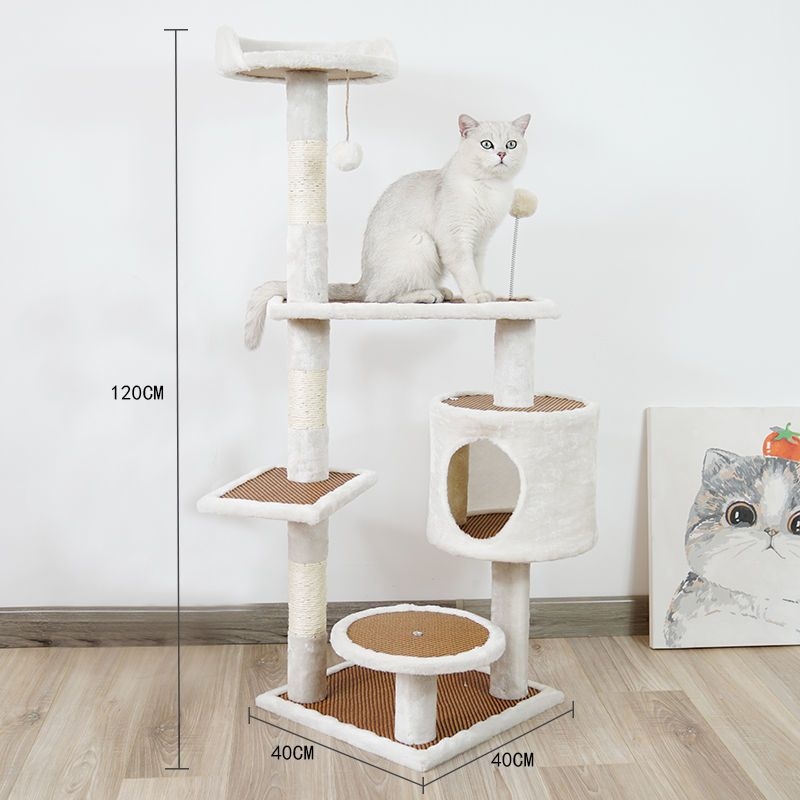 Kassimaja villa riiul kassi ronimisriiul kassipesa puu integreeritud täispuidust väikestele kassidele mõeldud haarete sammas neli aastaaega otsemüük