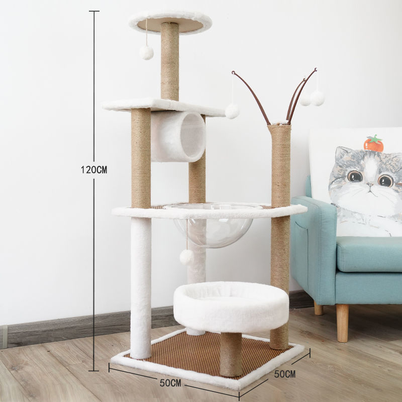 Kassimaja villa riiul kassi ronimisriiul kassipesa puu integreeritud täispuidust väikestele kassidele mõeldud haarete sammas neli aastaaega otsemüük