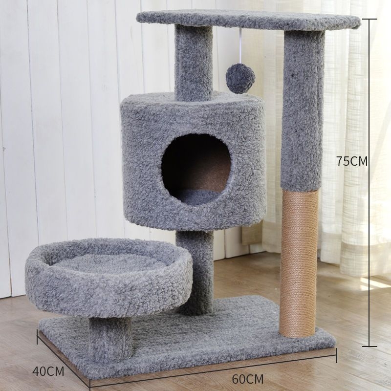 Kassimaja villa riiul kassi ronimisriiul kassipesa puu integreeritud täispuidust väikestele kassidele mõeldud haarete sammas neli aastaaega otsemüük