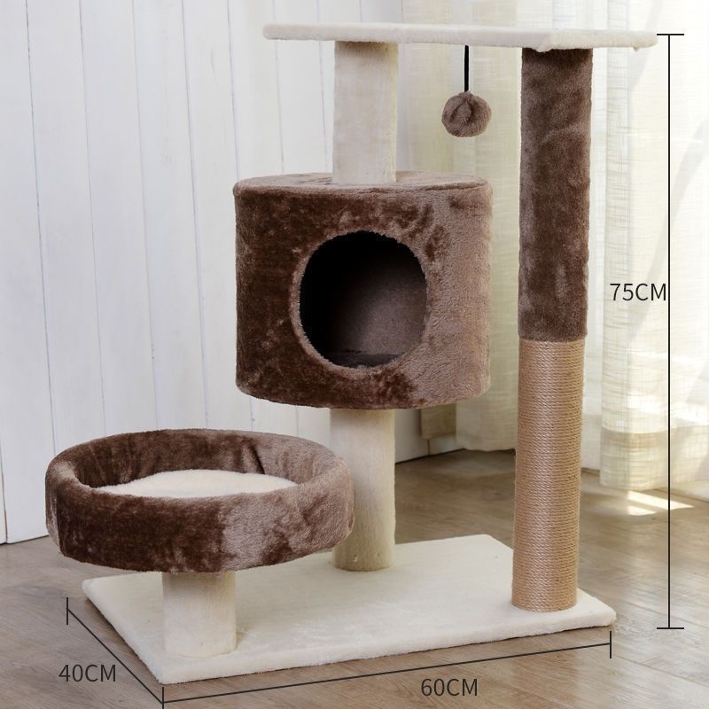 Kassimaja villa riiul kassi ronimisriiul kassipesa puu integreeritud täispuidust väikestele kassidele mõeldud haarete sammas neli aastaaega otsemüük