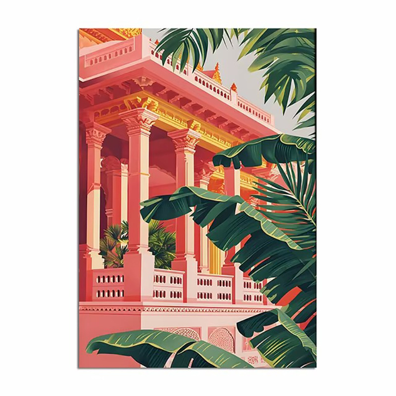 Vintage talvine jõuluvana piiriülene kuummüük Ameerika plekkmaali kunstiteos koduplakat jõulude dekoratiivmaaling