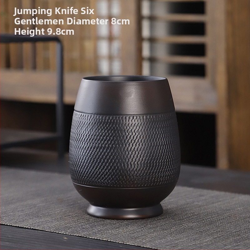 Lila kerámia kung fu teáskészlet öltöny retro háztartási egyszerű teáskanna fedél tál teáskészlet kiegészítők magas színű, értékű kézzel készített ajándék