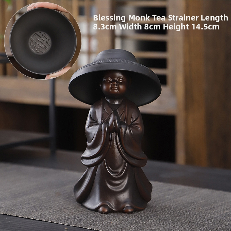 Lila kerámia kung fu teáskészlet öltöny retro háztartási egyszerű teáskanna fedél tál teáskészlet kiegészítők magas színű, értékű kézzel készített ajándék