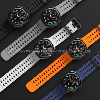 За Samsung Galaxy Watch7 Ultra47mm Официален уебсайт Оригинална силиконова каишка с двойна катарама Ocean Sport