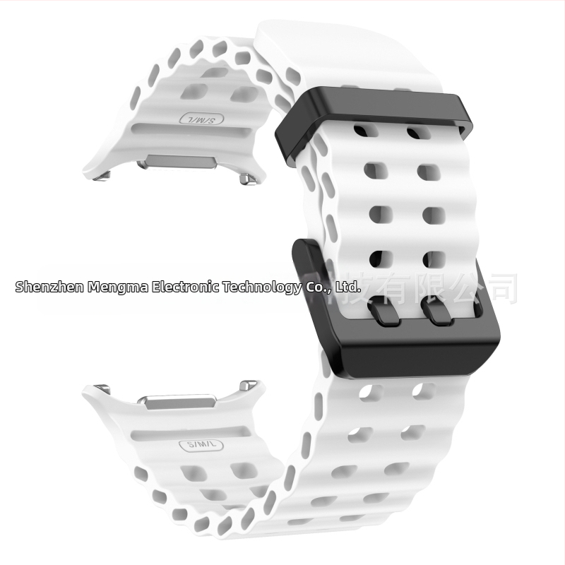 Samsung Galaxy Watch7 Ultra47mm ametliku veebisaidi Ocean Original topeltpandlaga sportlik silikoonrihm