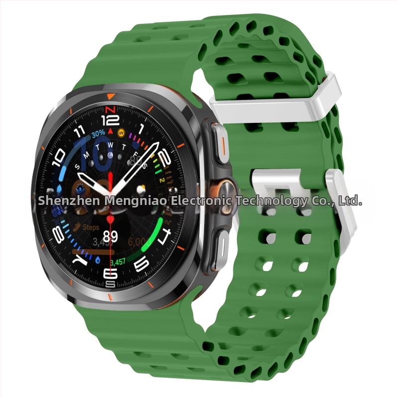 Samsung Galaxy Watch7 Ultra47mm ametliku veebisaidi Ocean Original topeltpandlaga sportlik silikoonrihm