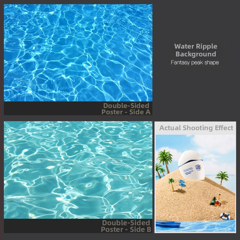 3D stereo divpusēja fotogrāfija fons papīrs ūdens viļņošanās koks ēna gaisma debesis fotogrāfija rekvizīti ēdiens skaistums fotogrāfija