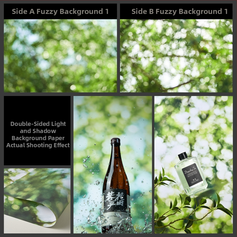 3D stereo divpusēja fotogrāfija fons papīrs ūdens viļņošanās koks ēna gaisma debesis fotogrāfija rekvizīti ēdiens skaistums fotogrāfija