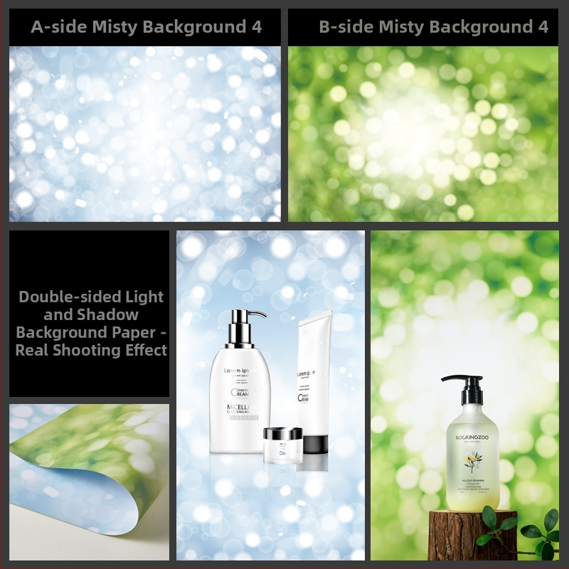 3D stereo divpusēja fotogrāfija fons papīrs ūdens viļņošanās koks ēna gaisma debesis fotogrāfija rekvizīti ēdiens skaistums fotogrāfija