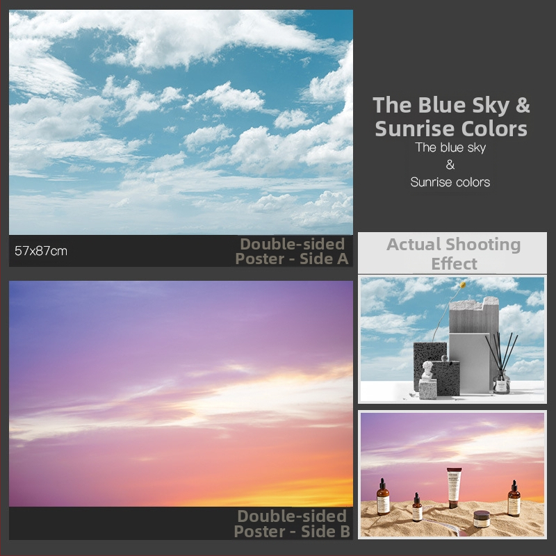 3D stereo divpusēja fotogrāfija fons papīrs ūdens viļņošanās koks ēna gaisma debesis fotogrāfija rekvizīti ēdiens skaistums fotogrāfija