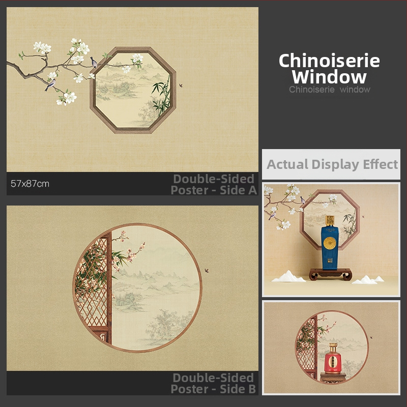 3D stereo divpusēja fotogrāfija fons papīrs ūdens viļņošanās koks ēna gaisma debesis fotogrāfija rekvizīti ēdiens skaistums fotogrāfija
