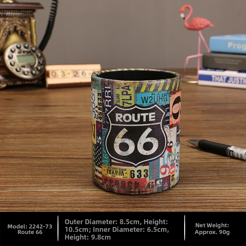 Loominguline retro pliiatsi Conneri kaunistused kerge luksuslik lauaarvuti Ameerika stiilis laud laste õppelaua hoiukarbi kingitus