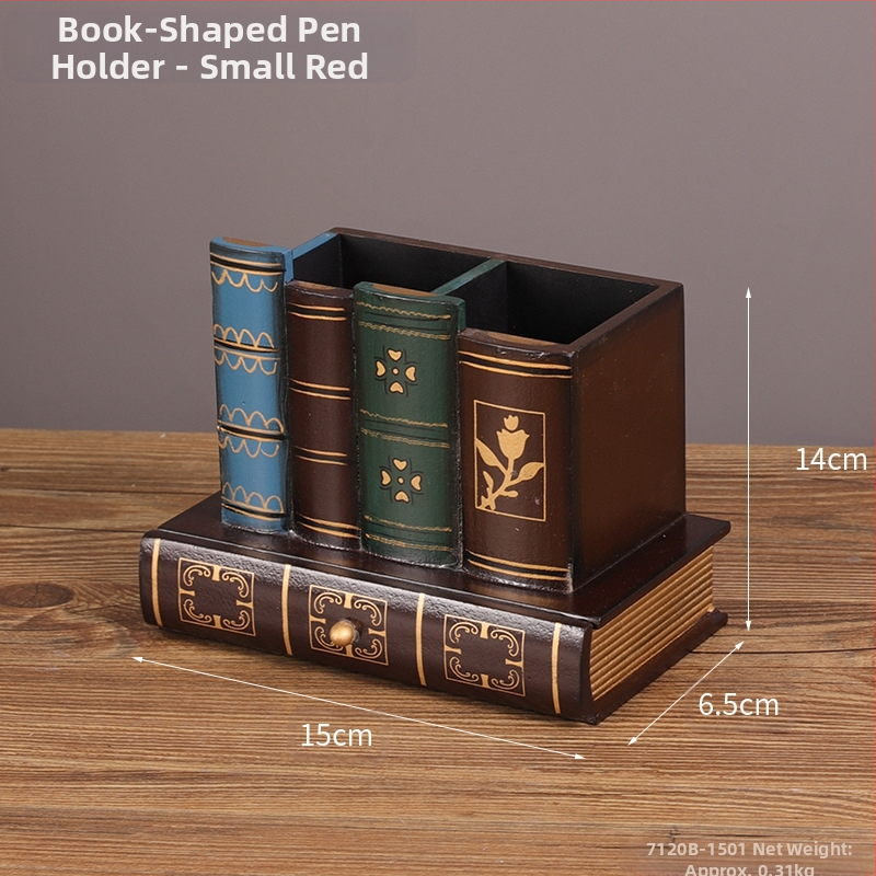 Loominguline retro pliiatsi Conneri kaunistused kerge luksuslik lauaarvuti Ameerika stiilis laud laste õppelaua hoiukarbi kingitus