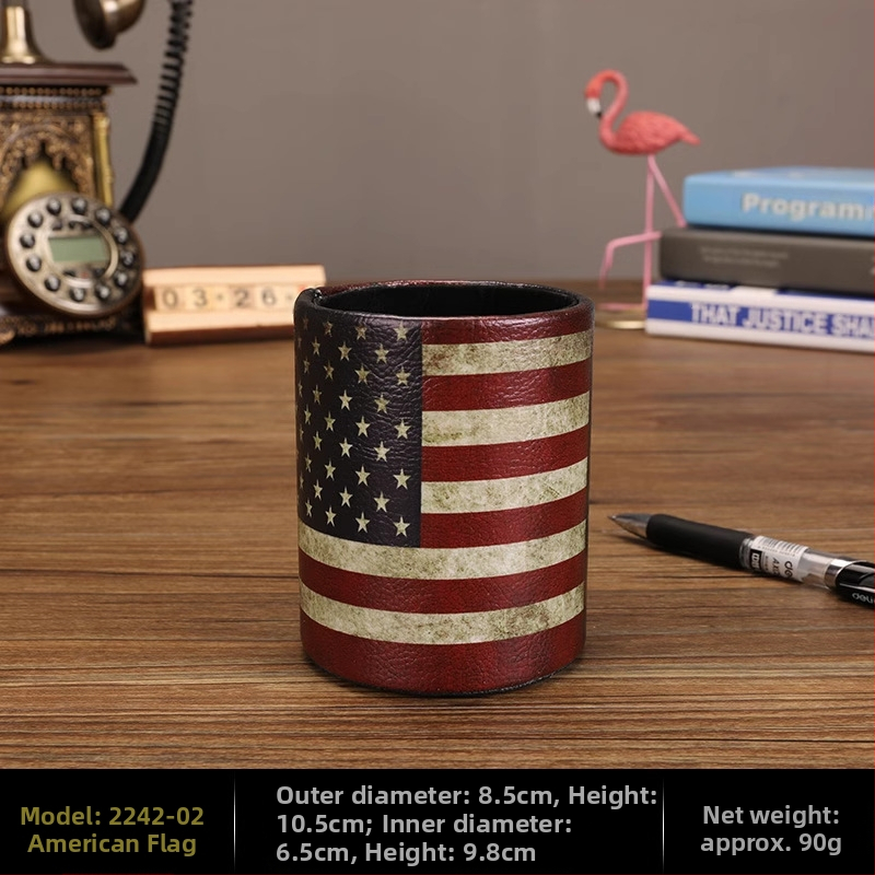 Loominguline retro pliiatsi Conneri kaunistused kerge luksuslik lauaarvuti Ameerika stiilis laud laste õppelaua hoiukarbi kingitus