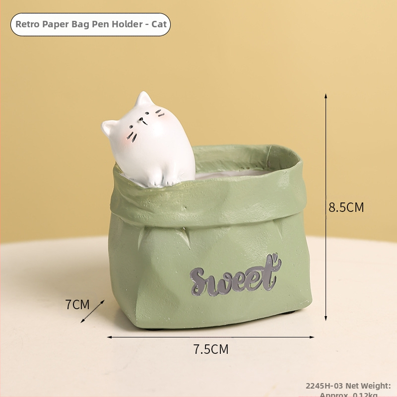 Loominguline retro pliiatsi Conneri kaunistused kerge luksuslik lauaarvuti Ameerika stiilis laud laste õppelaua hoiukarbi kingitus