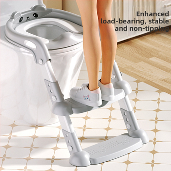 Βοηθητικό σκαμπό παιδικής τουαλέτας Σκάλα τουαλέτας Υποπόδιο προσχολικής ηλικίας Βρεφική τουαλέτα βρόχος Φορητή σκάλα τουαλέτας