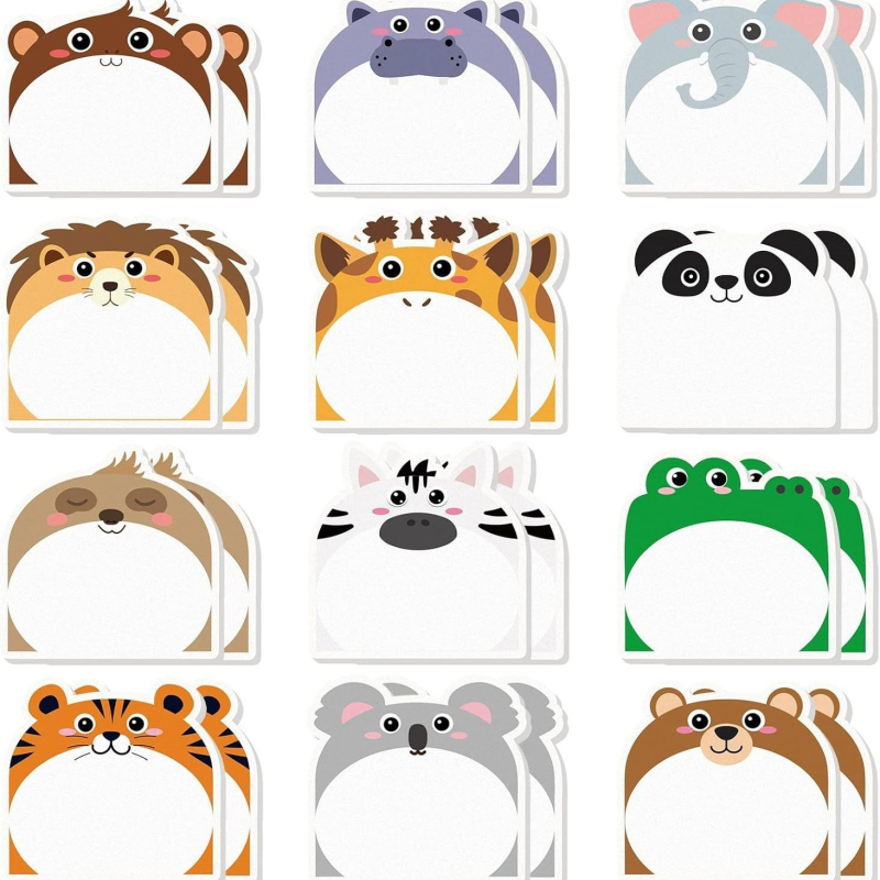 Pradinės mokyklos mokinių pasienio užrašų knygelė, animacinis mielas katinas, N kartų galima įklijuoti lipnius, tvirtus biuro mokymosi lipnius lapelius.