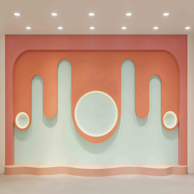 Ζωντανή μετάδοση δωματίου με άγκυρα, φόντο τοίχου, διακόσμηση φωτογραφιών, απλή εισαγωγή, τρισδιάστατο ζεστό φόντο, ύφασμα, ζωντανό ύφασμα HD