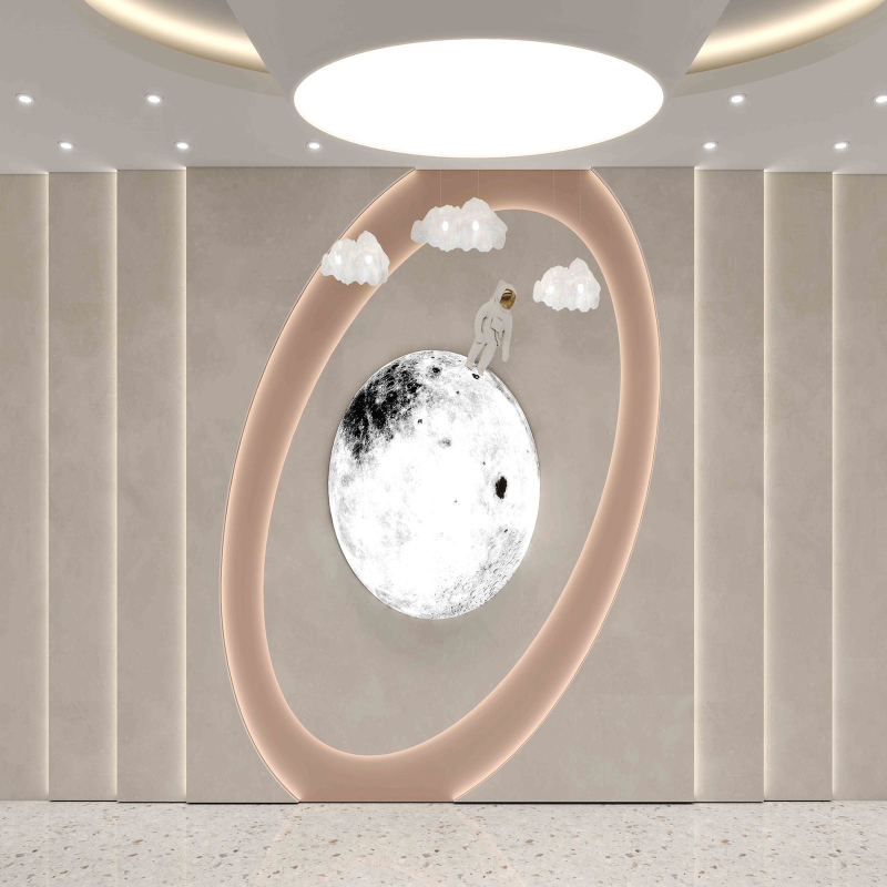 Ζωντανή μετάδοση δωματίου με άγκυρα, φόντο τοίχου, διακόσμηση φωτογραφιών, απλή εισαγωγή, τρισδιάστατο ζεστό φόντο, ύφασμα, ζωντανό ύφασμα HD