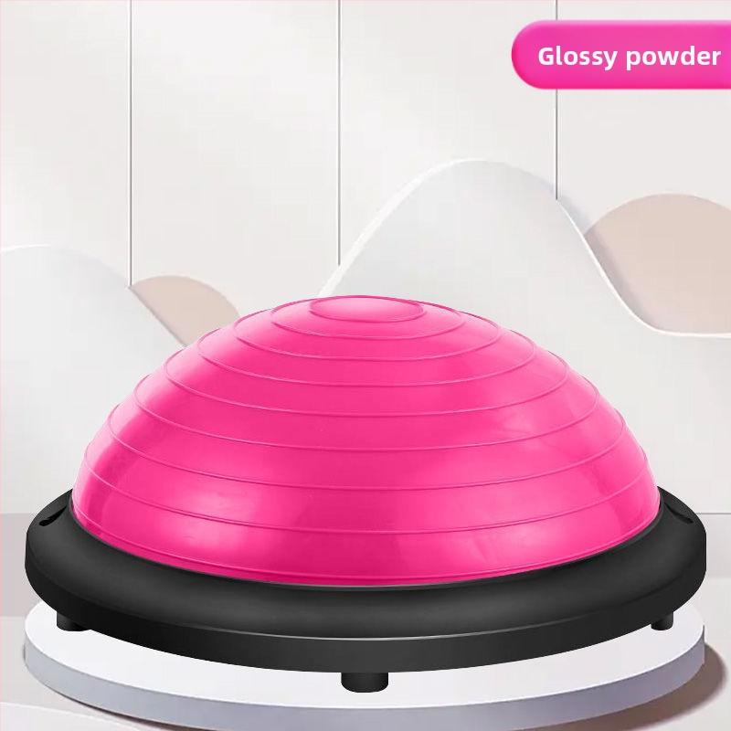 „Xsz Wave Speed Ball“ pusapvalis balansinis kamuolys jogos treniruotėms, sustorintas, neslystantis, skirtas pėdų treniruotėms namuose, bangų plastiko treniruotėms